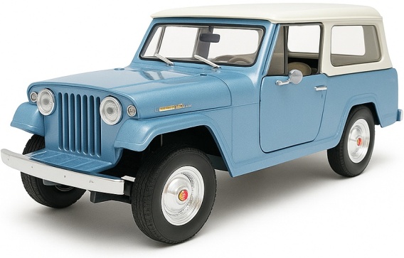 Jeep Jeepster Commando Station Wagon 1967 model 24117 Welly 1:24 ...